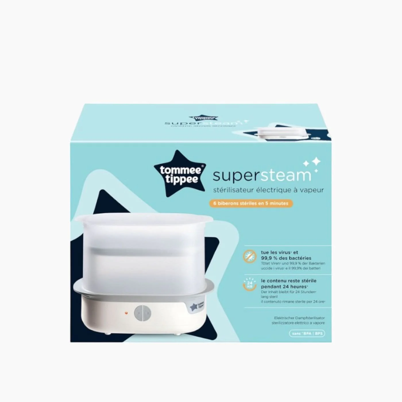 Tommee Tippee SuperSteam Electric Steam Steriliser - Image 3