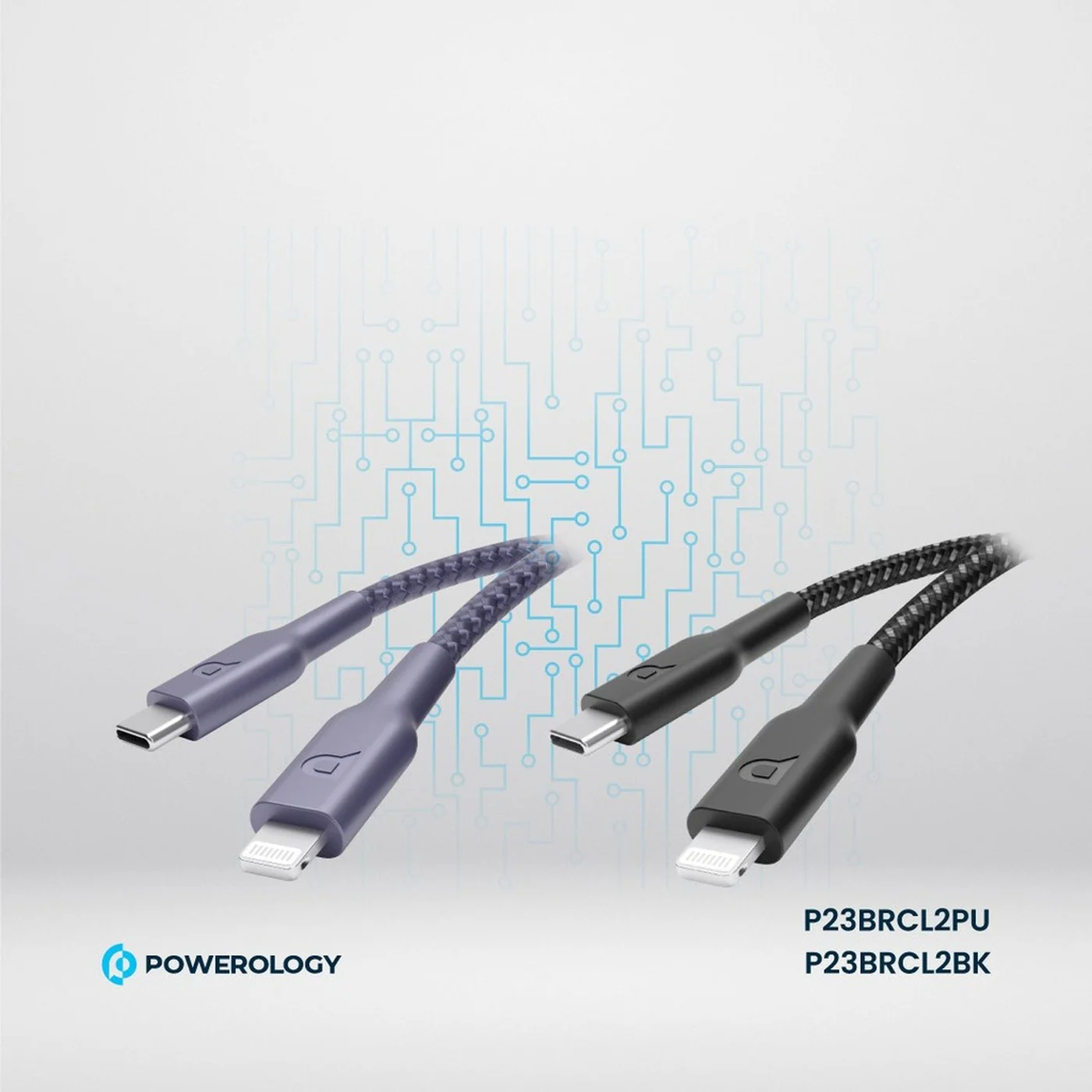 Powerology Braided USB-C To Lightning Cable - Image 13