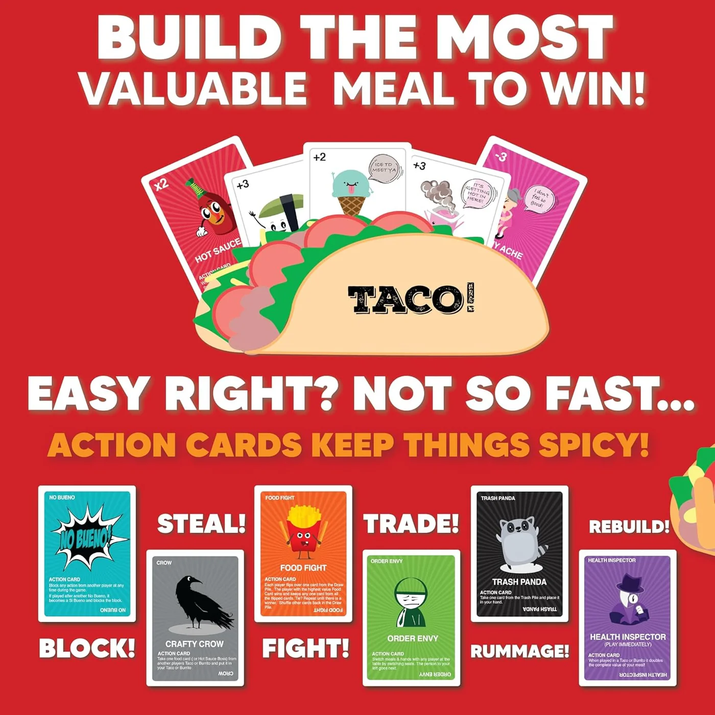 Taco vs Burrito Card Game - Image 3