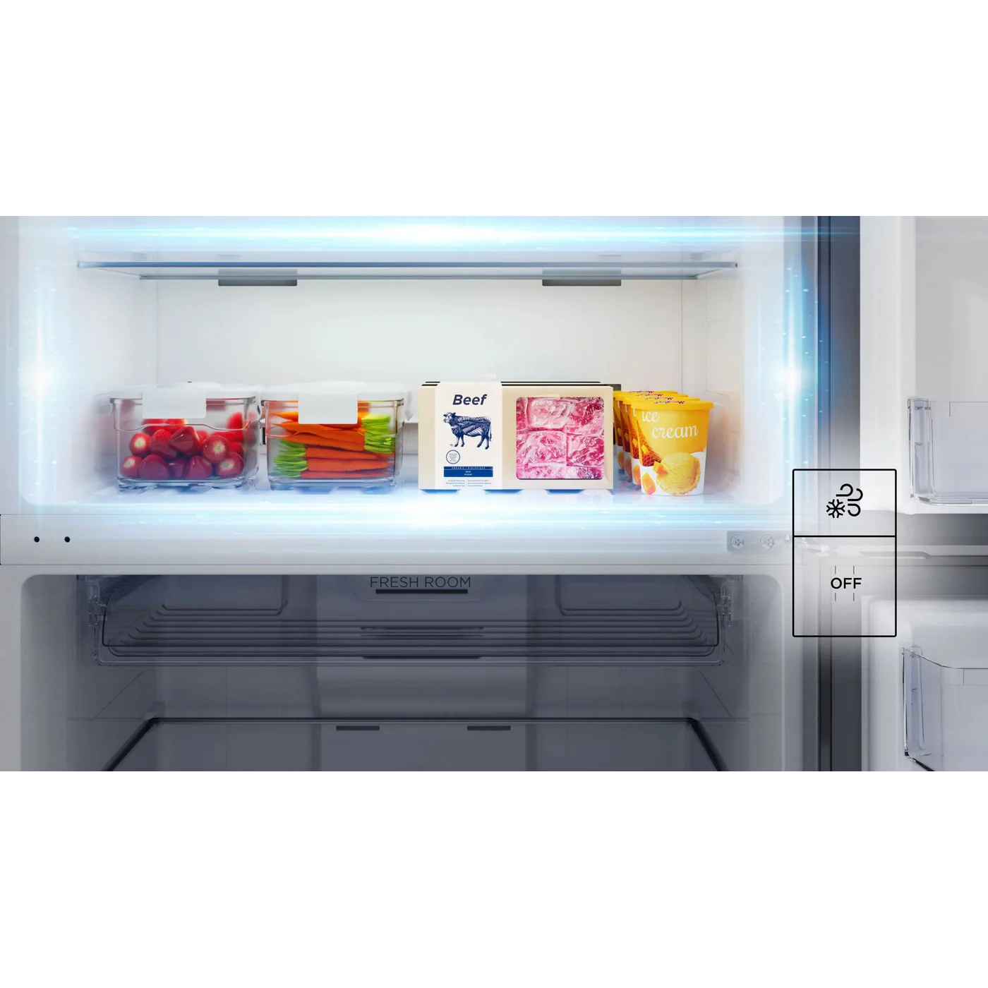 TCL P605TM Cross Door Refrigerator 470L - Image 4