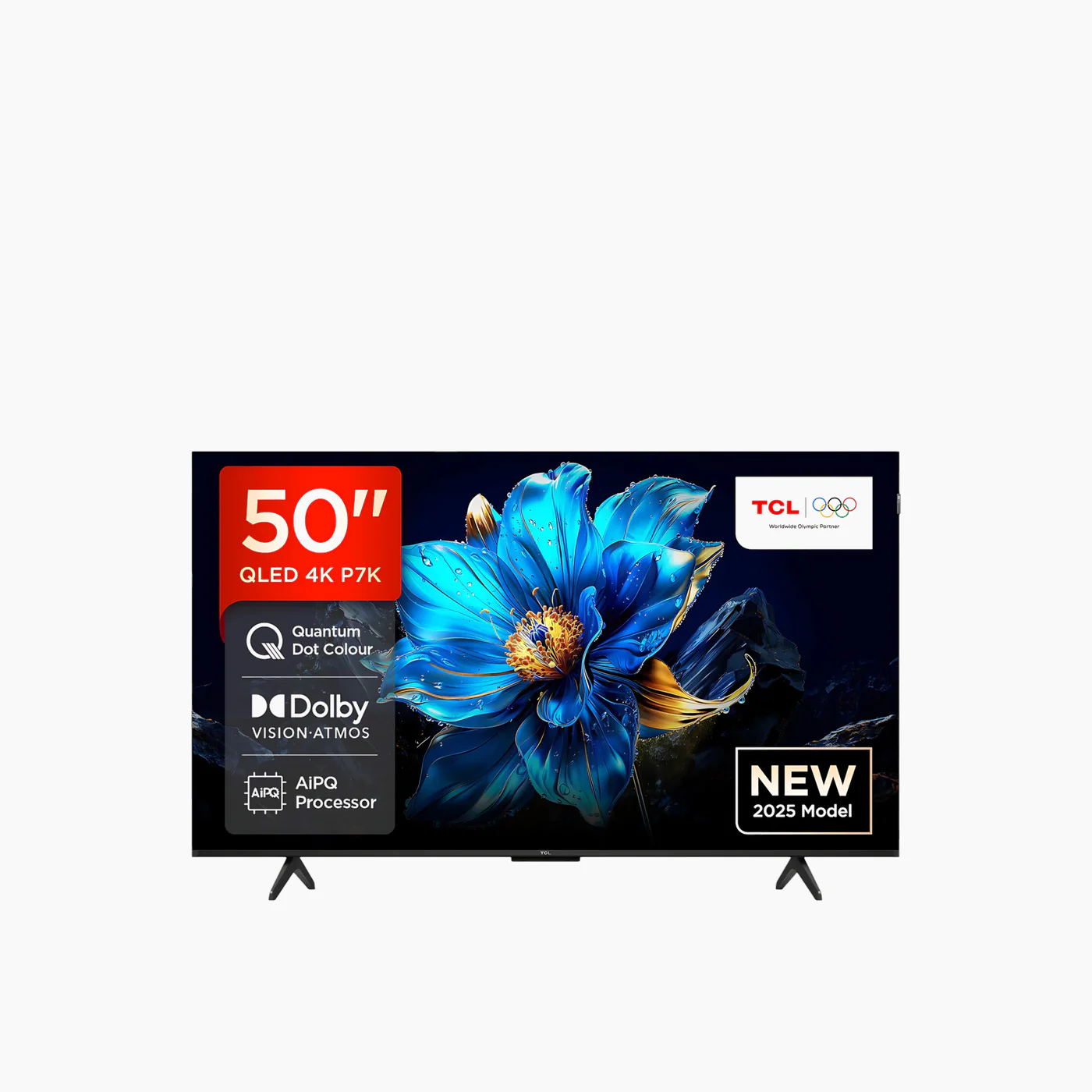 TCL P7K-UK QLED, Direct LED TV, 4K HDR TV, Smart TV Powered by Google TV