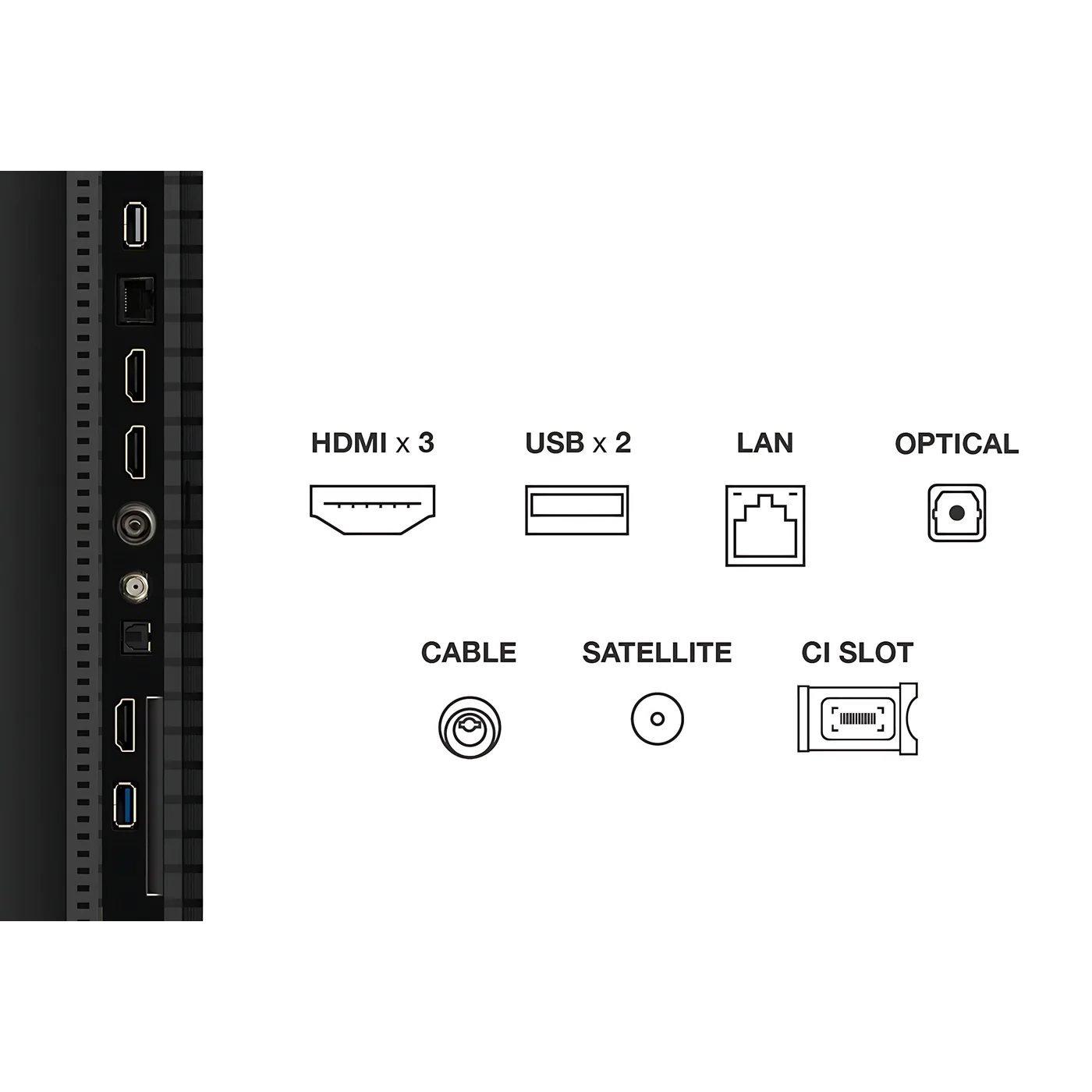 TCL P7K-UK QLED, Direct LED TV, 4K HDR TV, Smart TV Powered by Google TV - Image 3