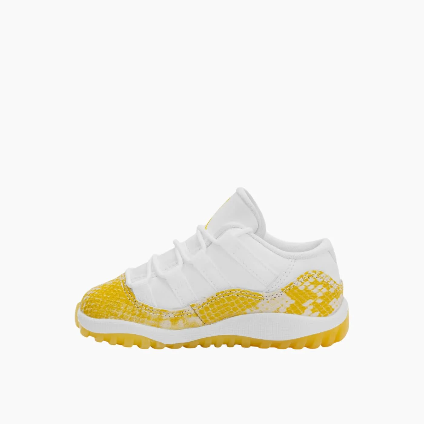 Air Jordan 11 Retro Low Yellow Snakeskin Toddler Shoes - Image 2