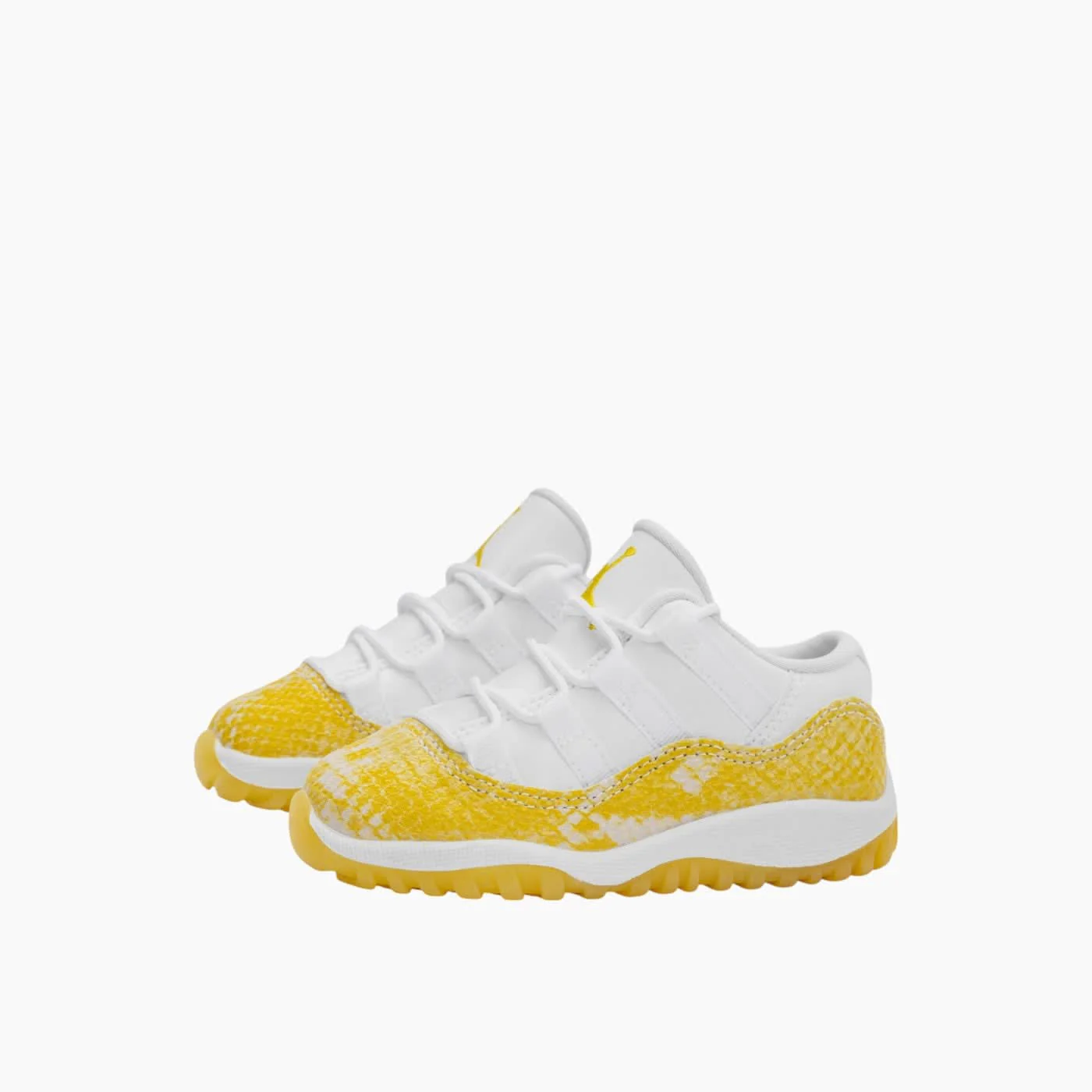 Air Jordan 11 Retro Low Yellow Snakeskin Toddler Shoes - Image 4