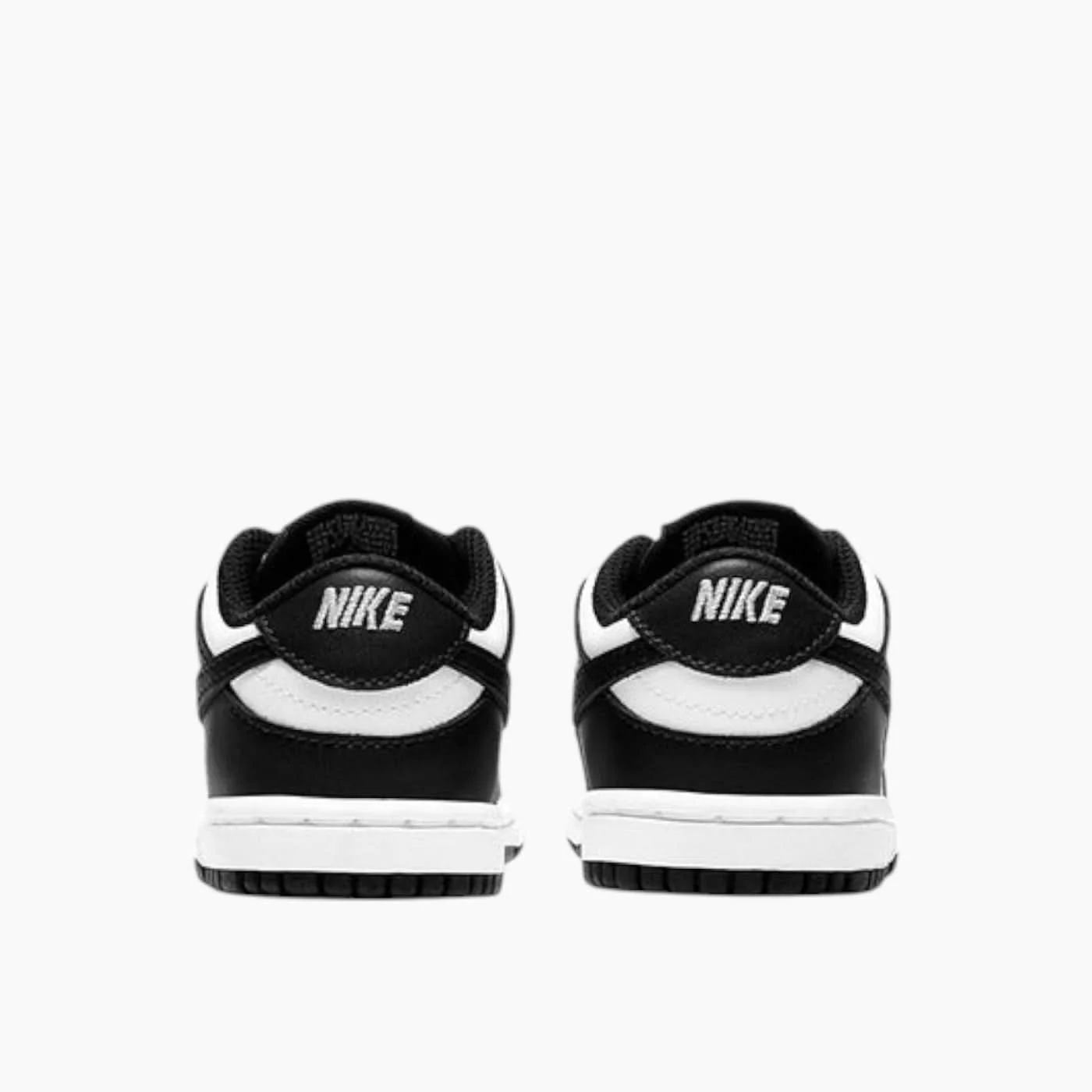 Nike Dunk Low TD Black White Toddler Shoes - Image 3