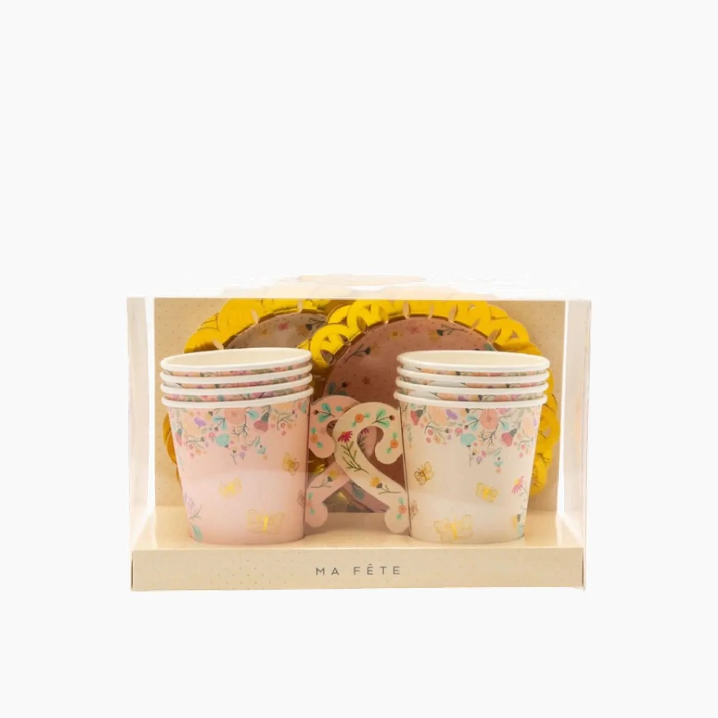 Ma Fete Tea Party Cups & Saucers - Set of 8 - Image 6