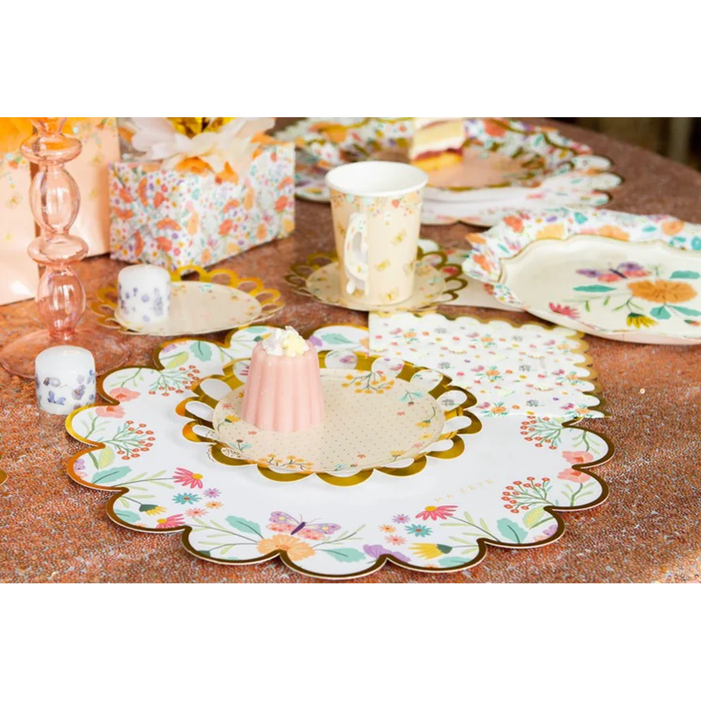 Ma Fete Tea Party Paper Placemats - Set of 8 - Image 3
