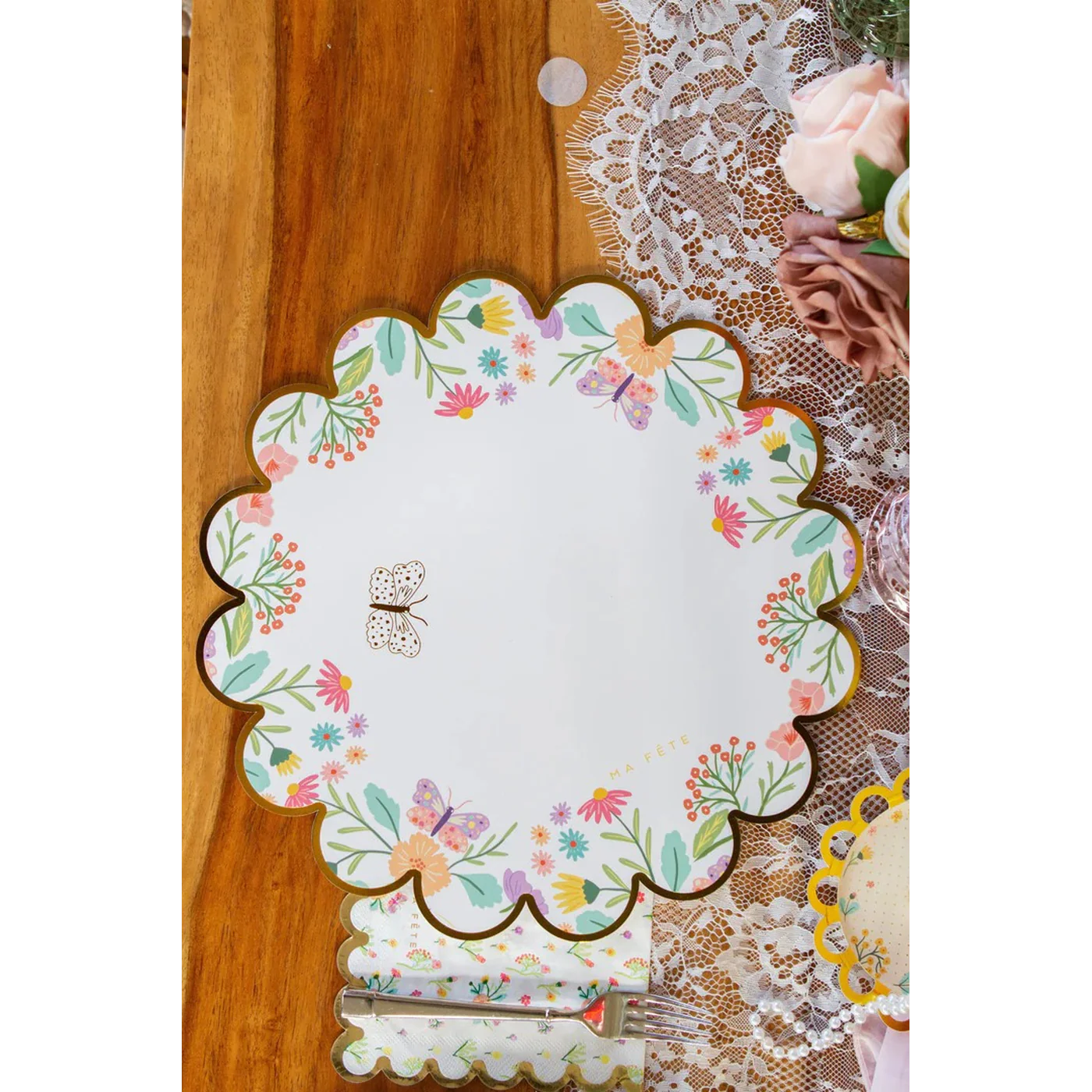 Ma Fete Tea Party Paper Placemats - Set of 8 - Image 4