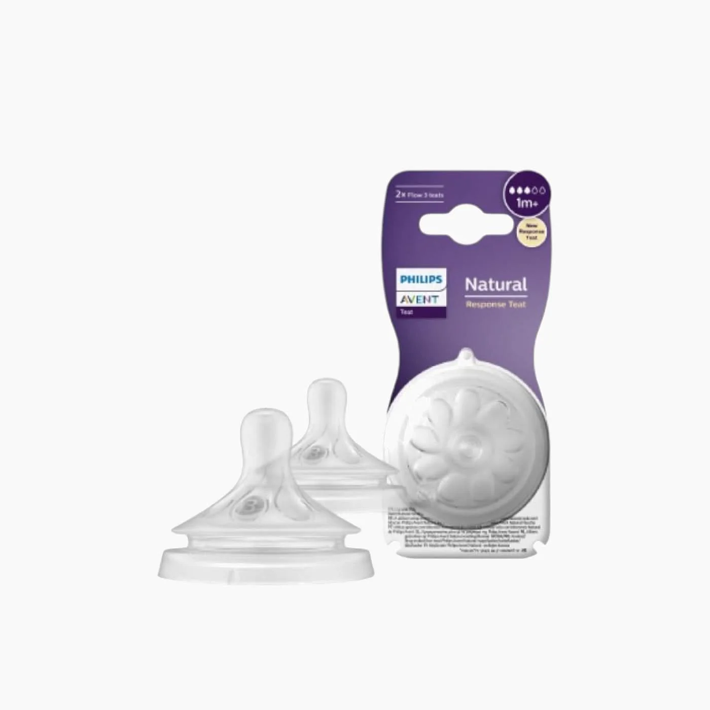 Phillips Teat Natural 3.0 T1 Baby Bottle Nipples - Image 4