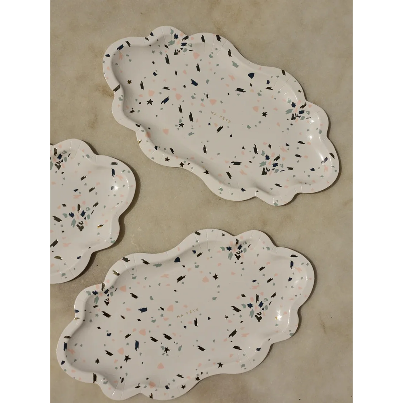 Ma Fete Terrazzo Mini Trays - Set of 4 - Image 4