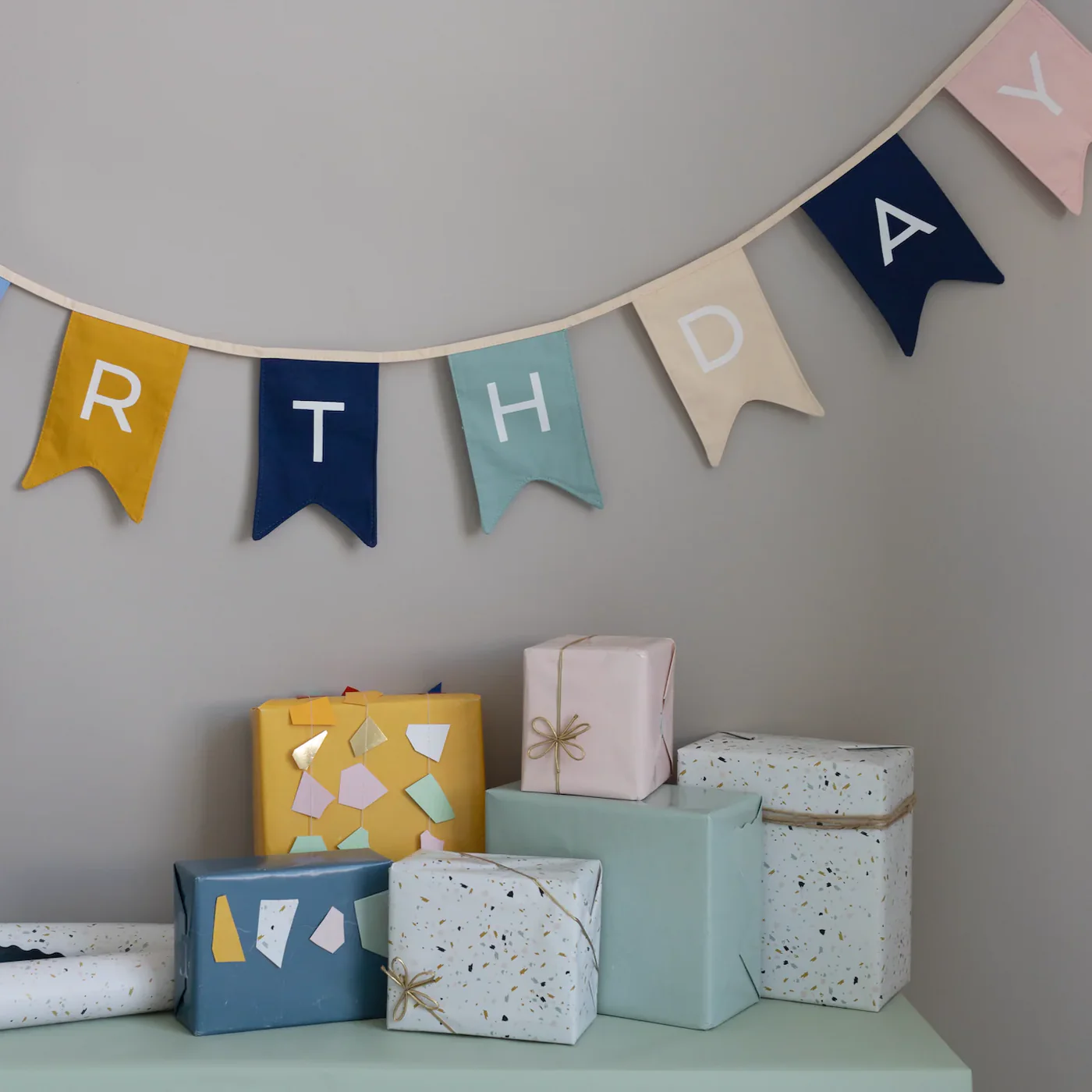Ma Fete Terrazzo Pattern Wrapping Paper - 4 Sheets - Image 5