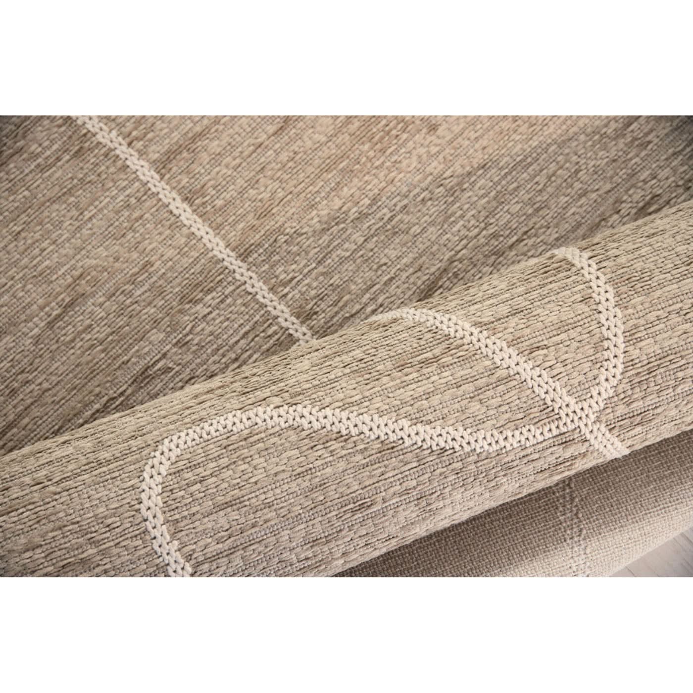 Spazio Home Textured Leaf Pattern Carpet - Image 5
