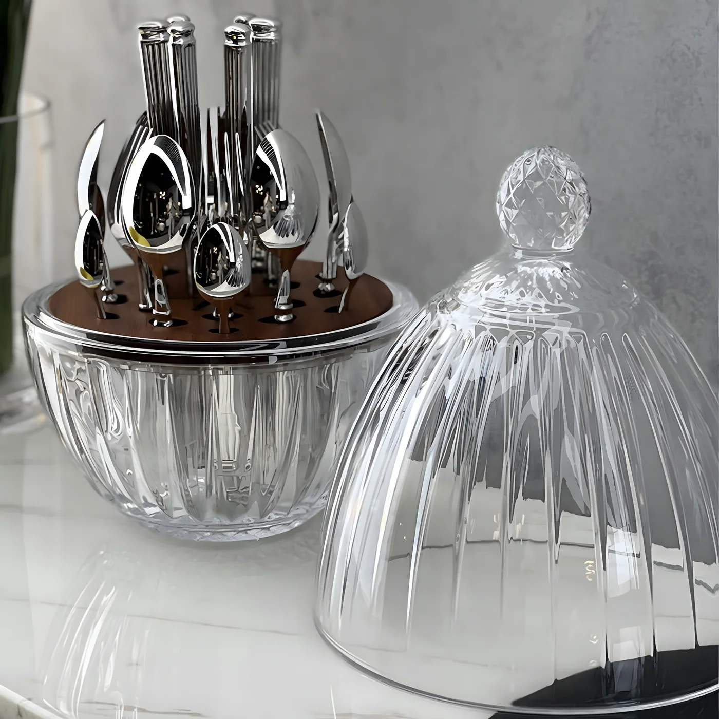 Crystal Utensil Holder - Image 3