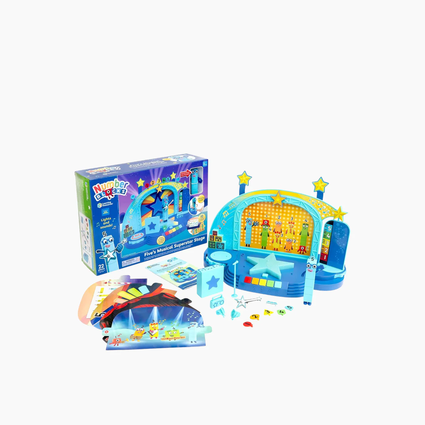 The Learning Resources - Numberblocks Five'S Musical Superstar Stage - Image 3