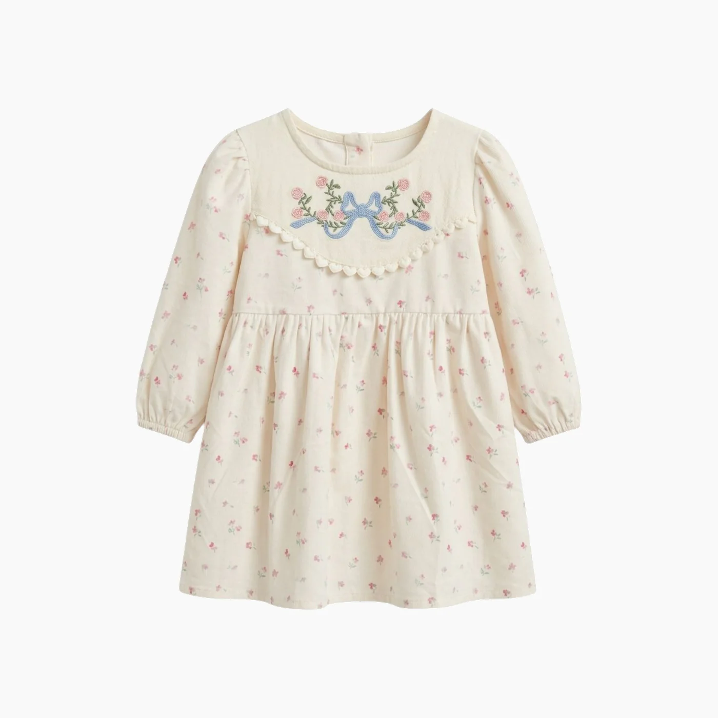 BeeBee The Meadow Bow Corduroy Dress