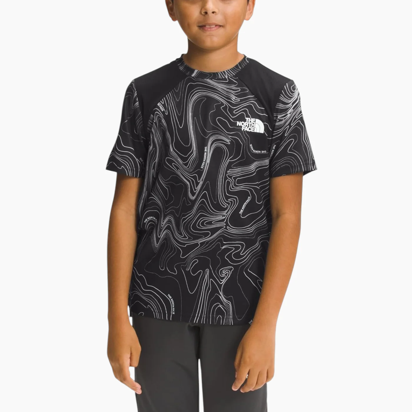 The North Face Boy's Printed S/S Never Stop Tee - Image 3