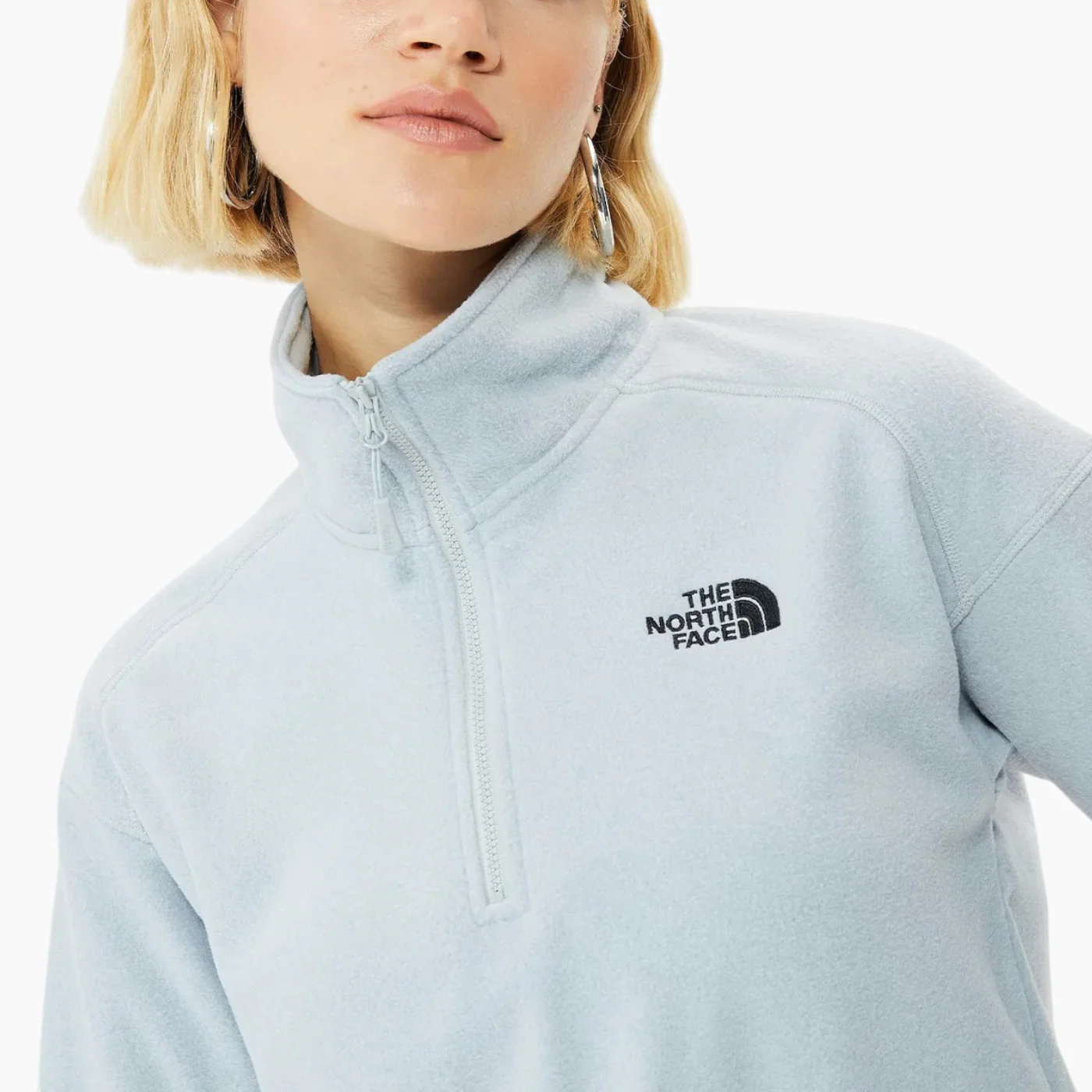 The North Face 100 Glacier Cropped 1/4 Zip Sweatshirt - Image 17