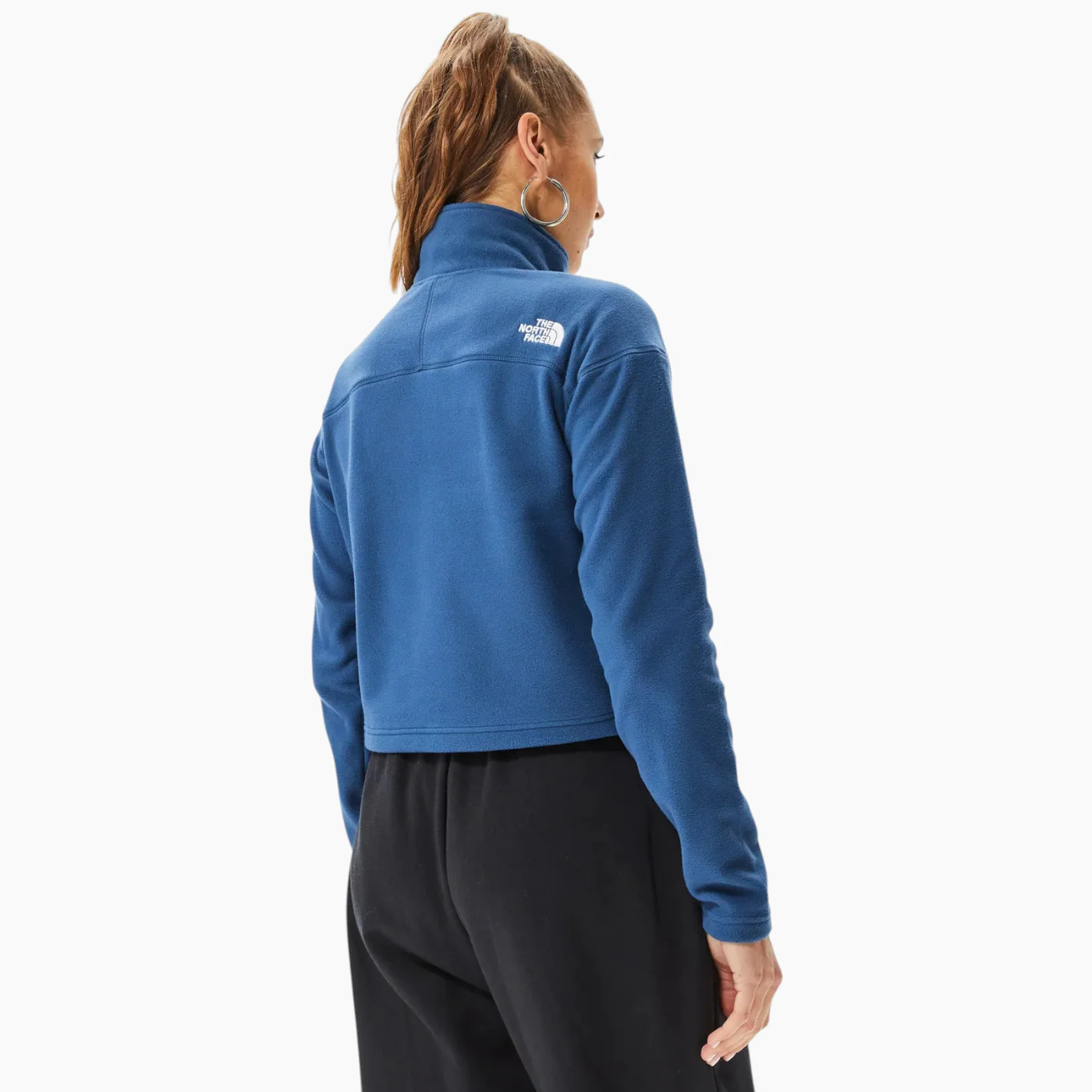 The North Face 100 Glacier Cropped 1/4 Zip Sweatshirt - Image 3