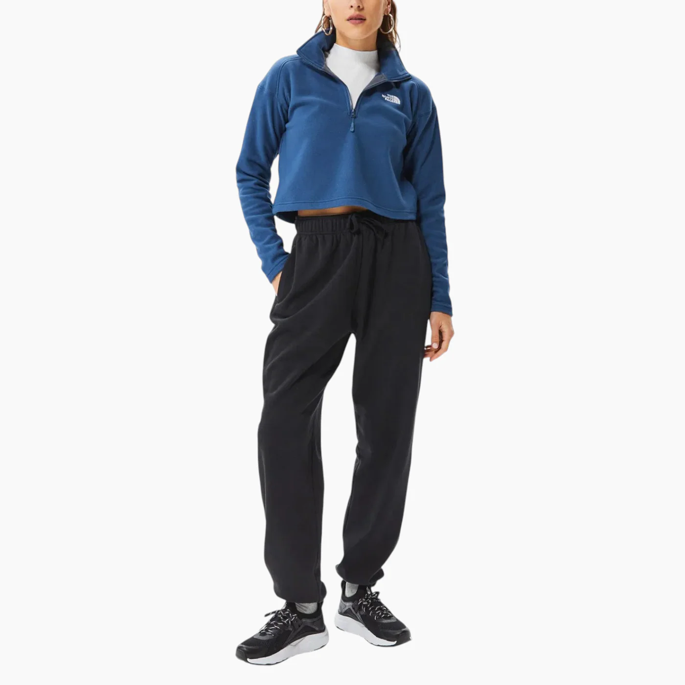 The North Face 100 Glacier Cropped 1/4 Zip Sweatshirt - Image 6