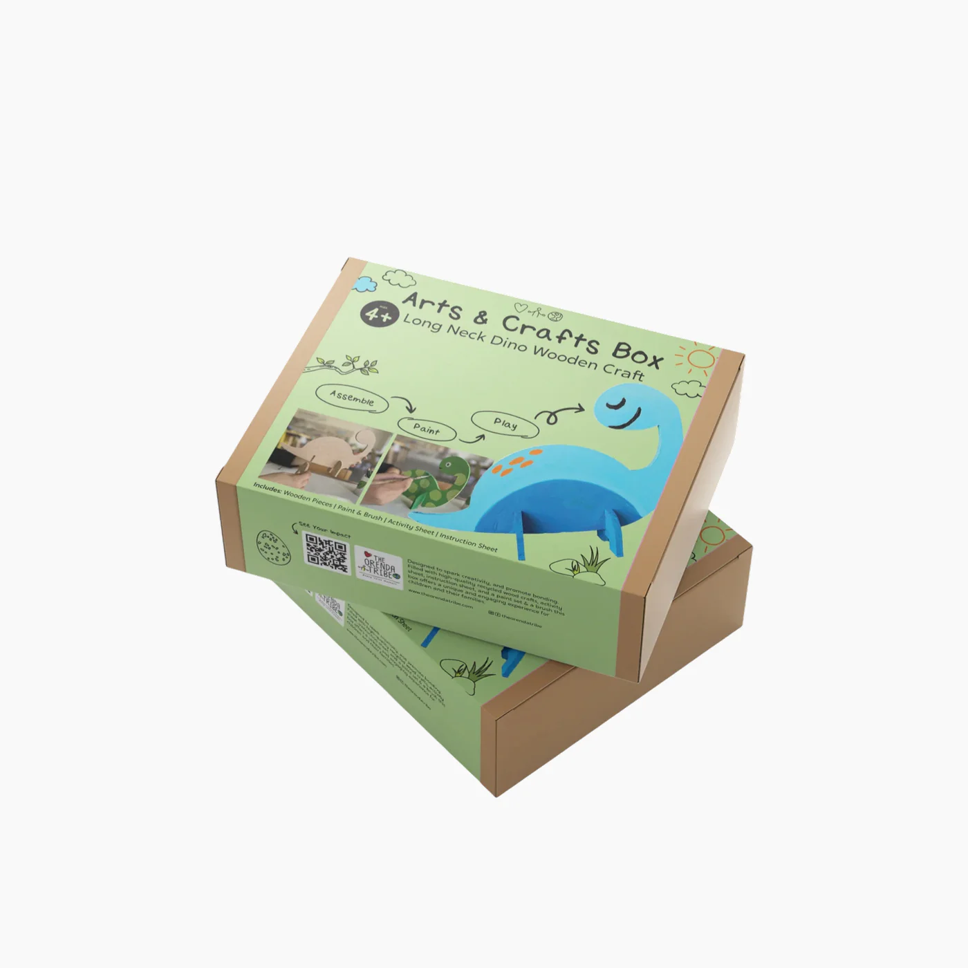 The Orenda Tribe Long Neck Dinosaur Craft Kit - Image 3