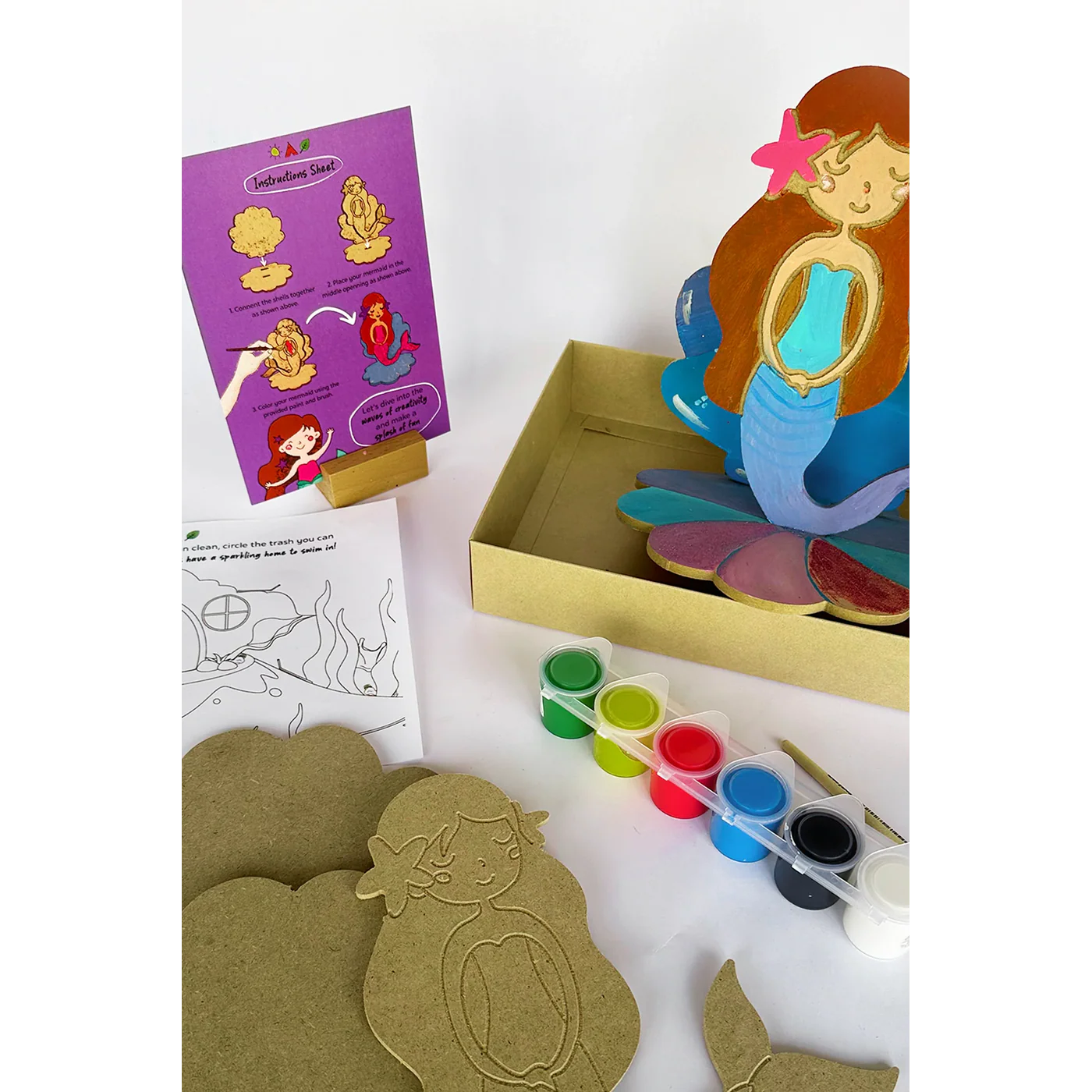 The Orenda Tribe Mermaid Arts & Craft Box - Image 5