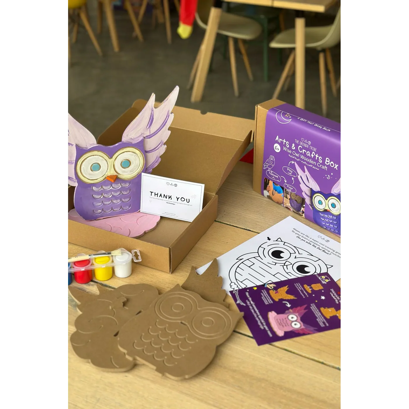 The Orenda Tribe Owl Arts & Crafts Box - Image 5
