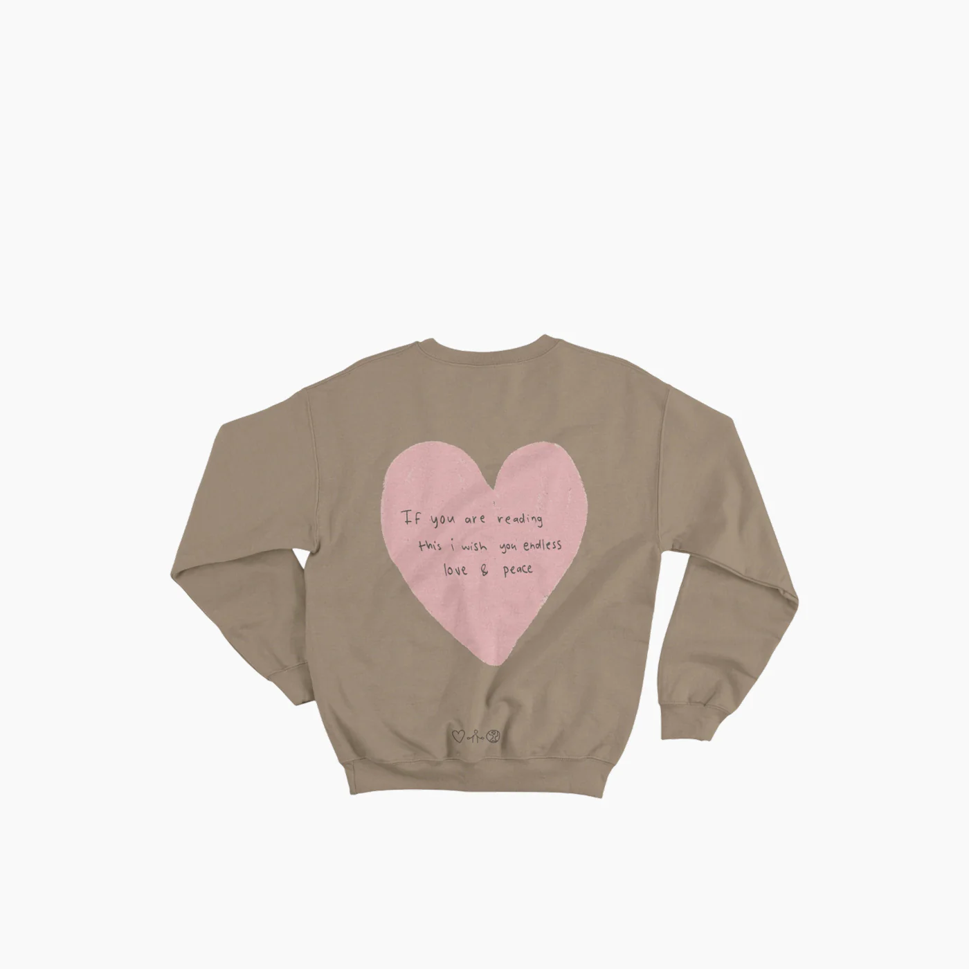 The Orenda Tribe Peace & Love Sweatshirt - Image 2