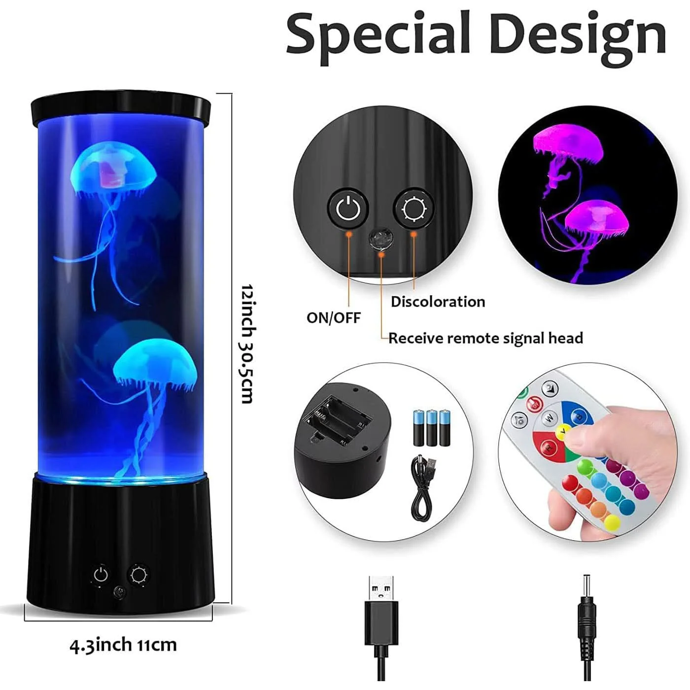 The Source Round Mini Jellyfish Lamp - Image 4