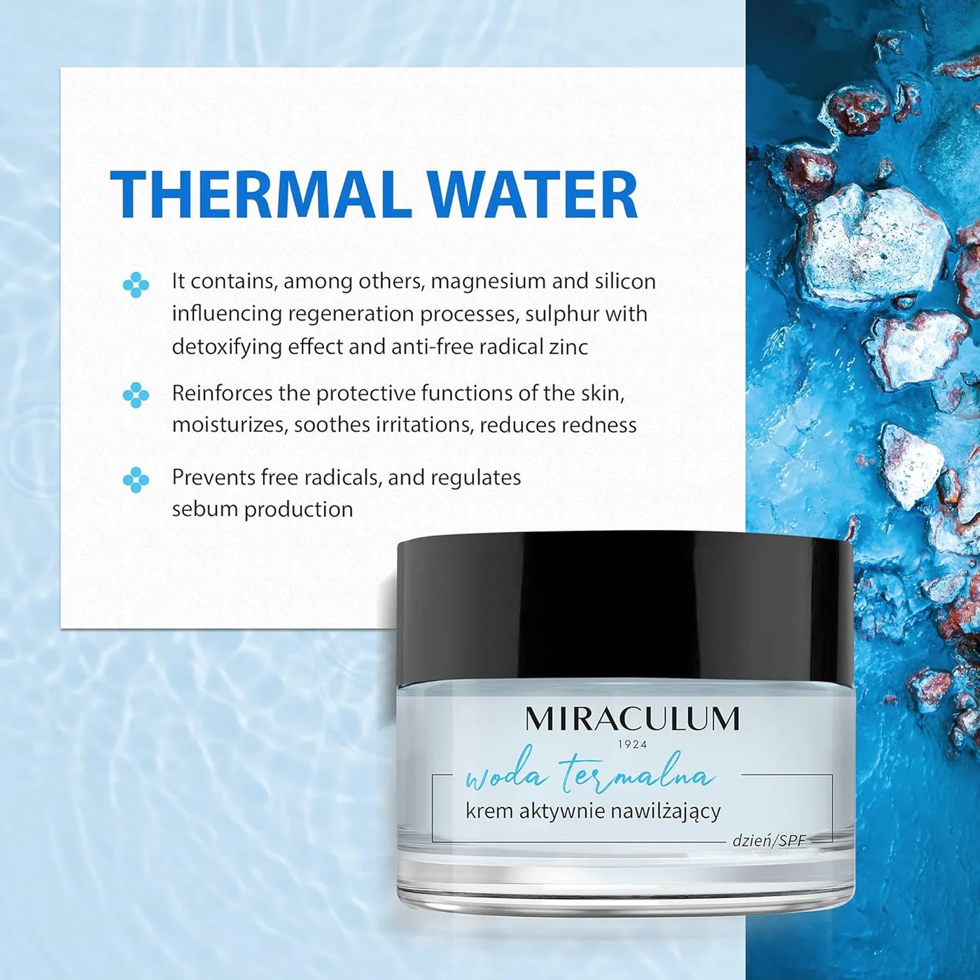 Miraculum Thermal Water Actively Moisturizing Cream - Image 3