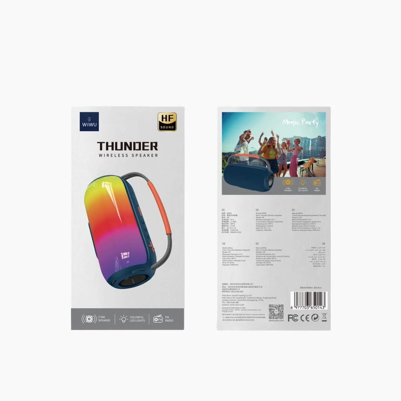 Wiwu Thunder H6 Wireless Speaker - Image 8