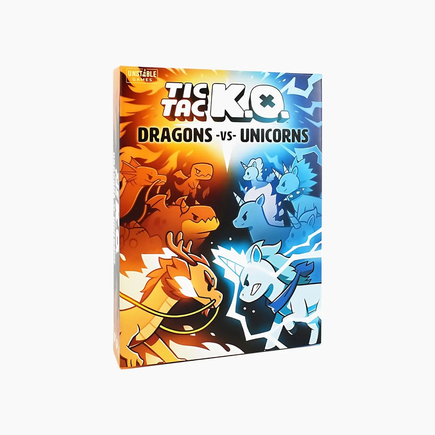 TIC TAC Ko Dragons vs Unicorns Board Game