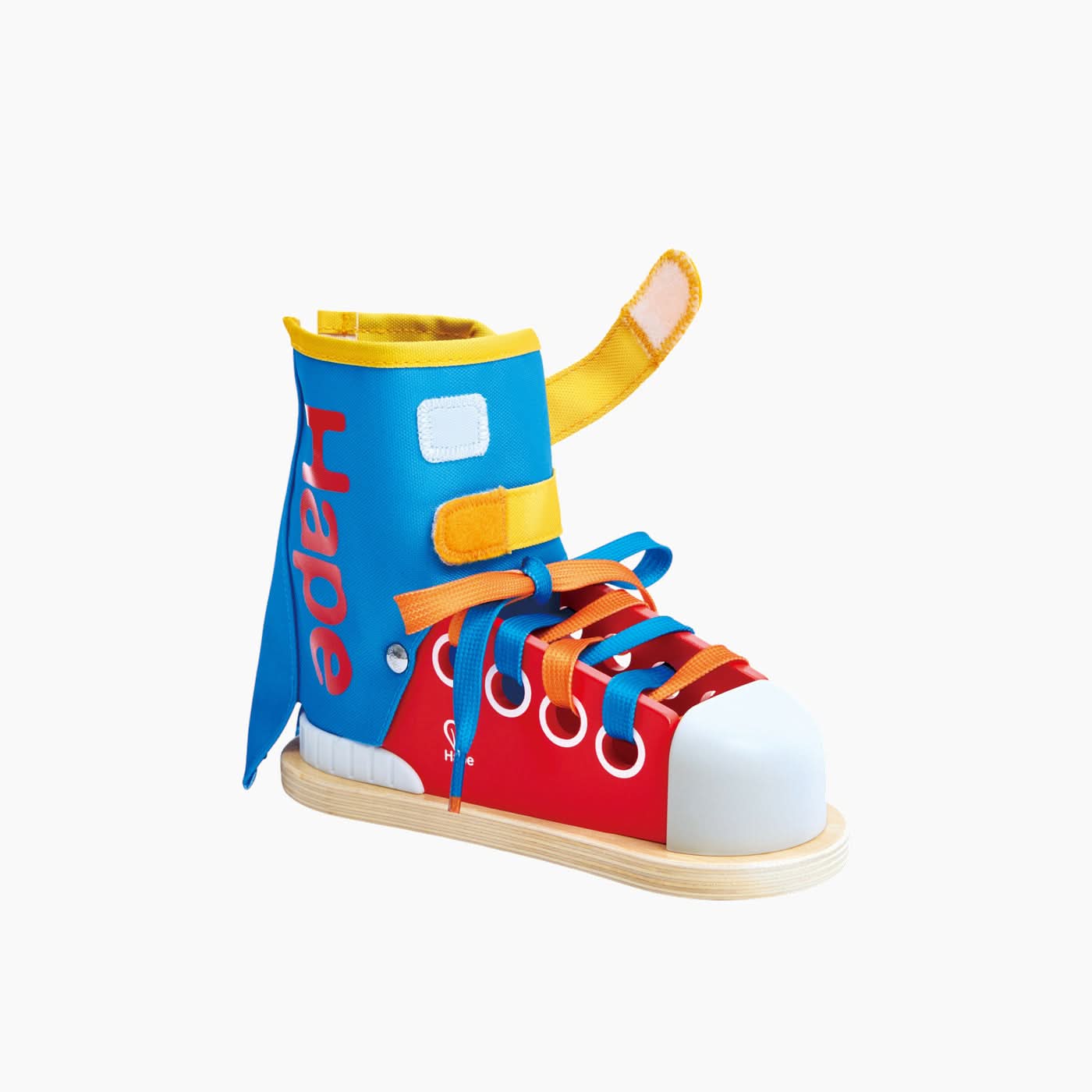 Hape Tie-It Lacing Sneaker Learning Toy - Image 2