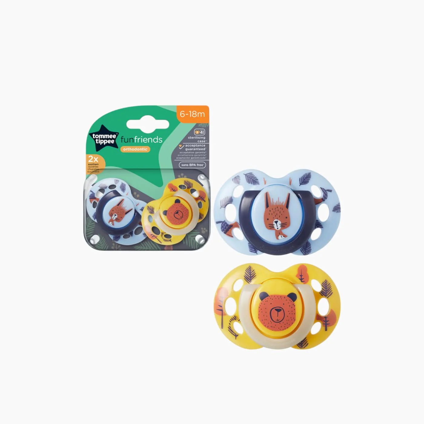 Tommee Tippee 2 Fun Friends Soother - Image 11