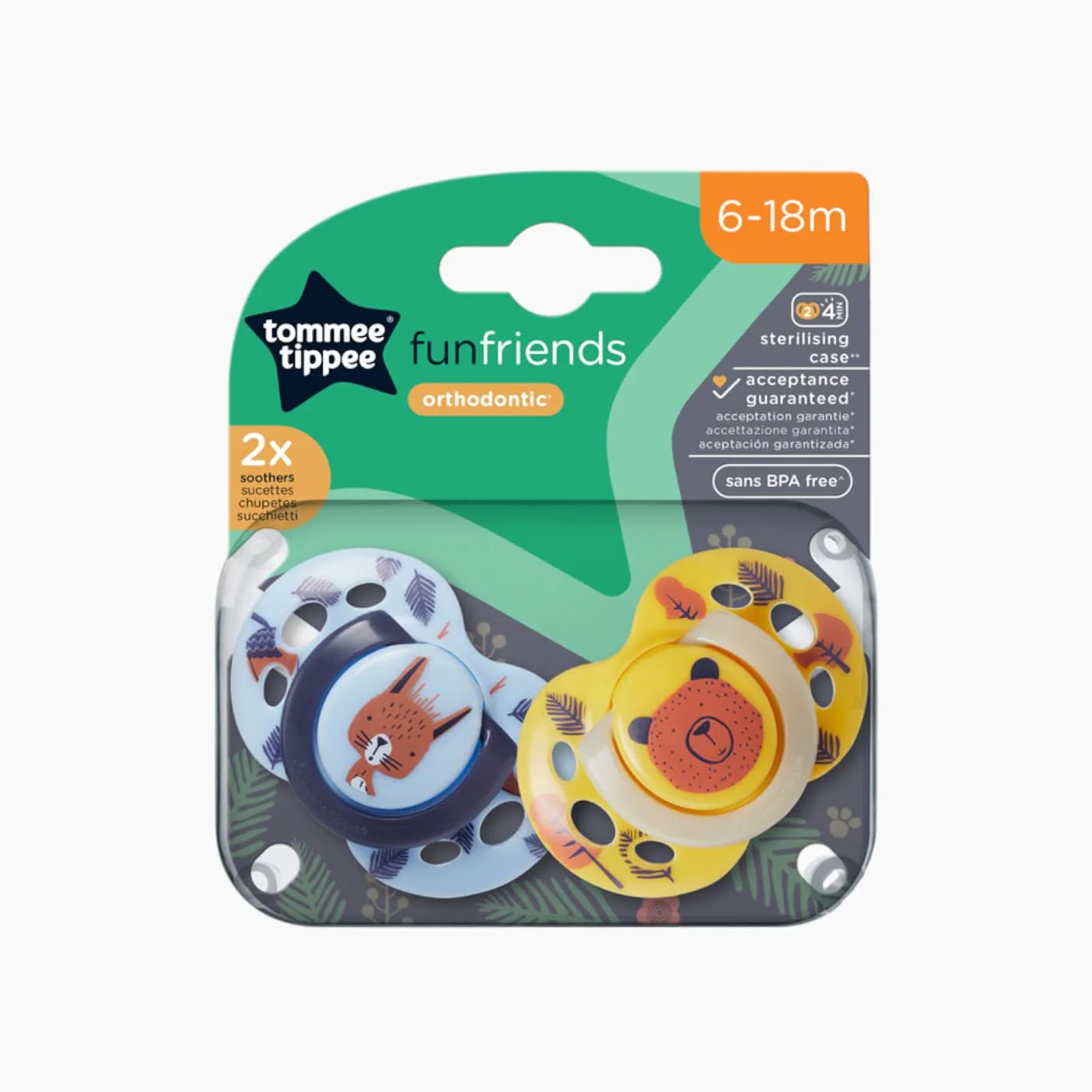 Tommee Tippee 2 Fun Friends Soother - Image 12