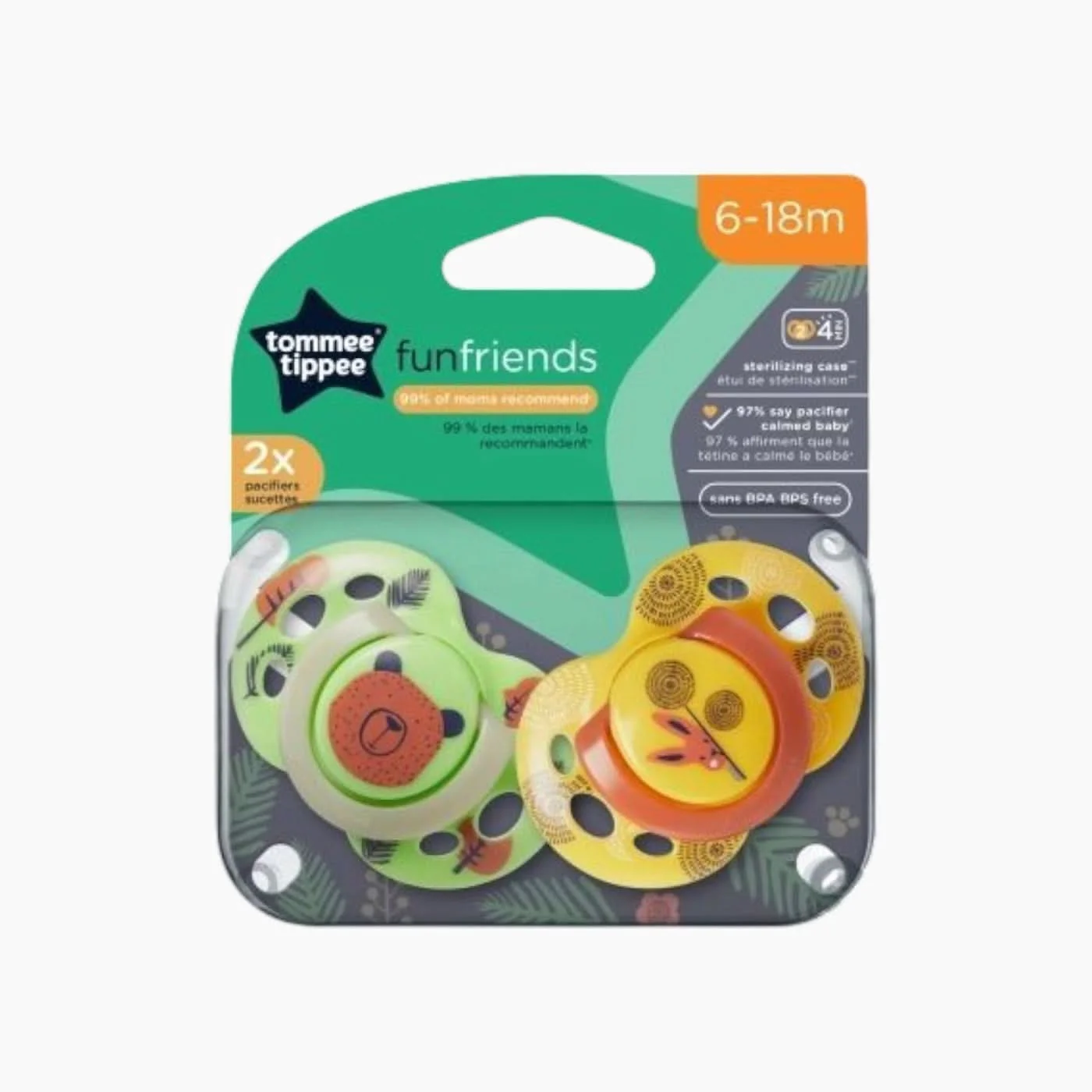 Tommee Tippee 2 Fun Friends Soother - Image 15