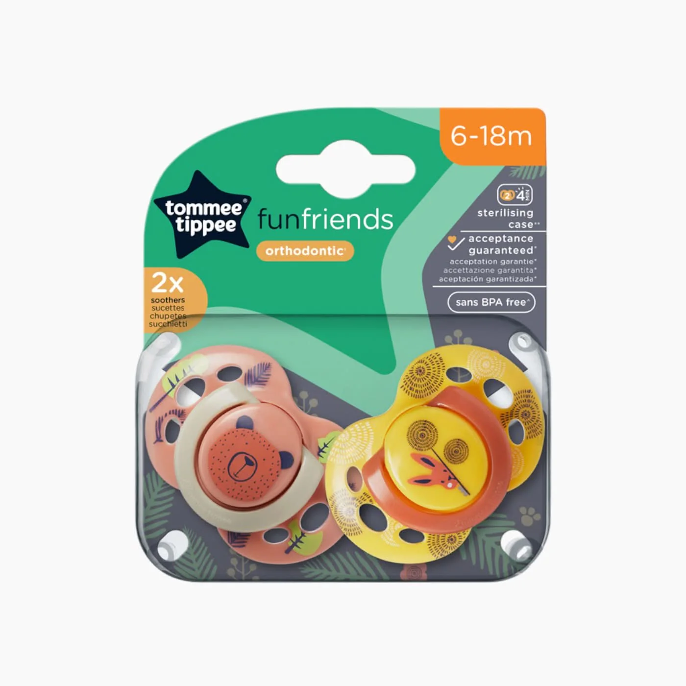 Tommee Tippee 2 Fun Friends Soother - Image 18