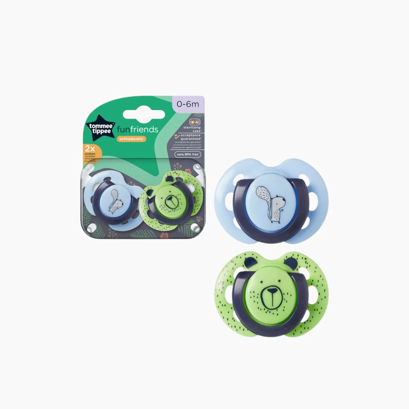 Tommee Tippee 2 Fun Friends Soother - Image 20