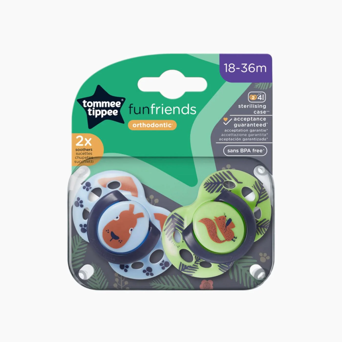 Tommee Tippee 2 Fun Friends Soother - Image 9
