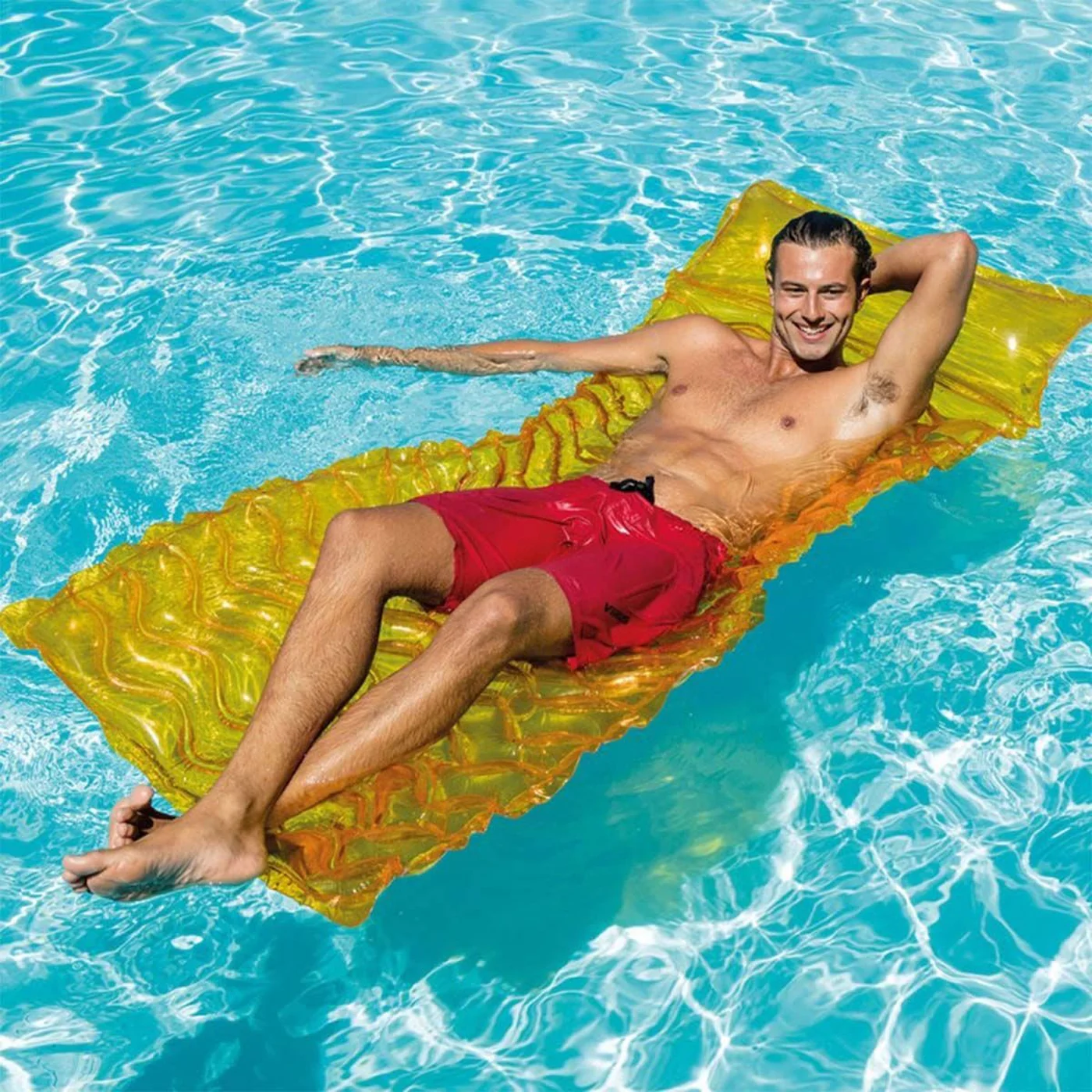 Intex Tote-N-Float Wave Mat Pool Lounger - Image 9