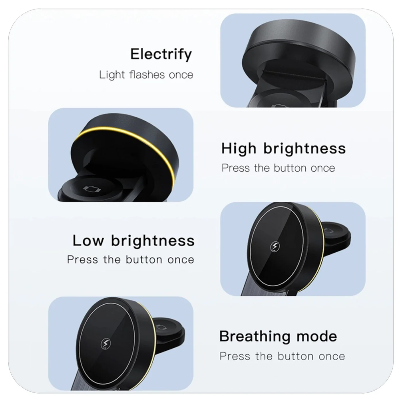 Totu CW-1-W 3-in-1 Magnetic Wireless Charger - Image 5