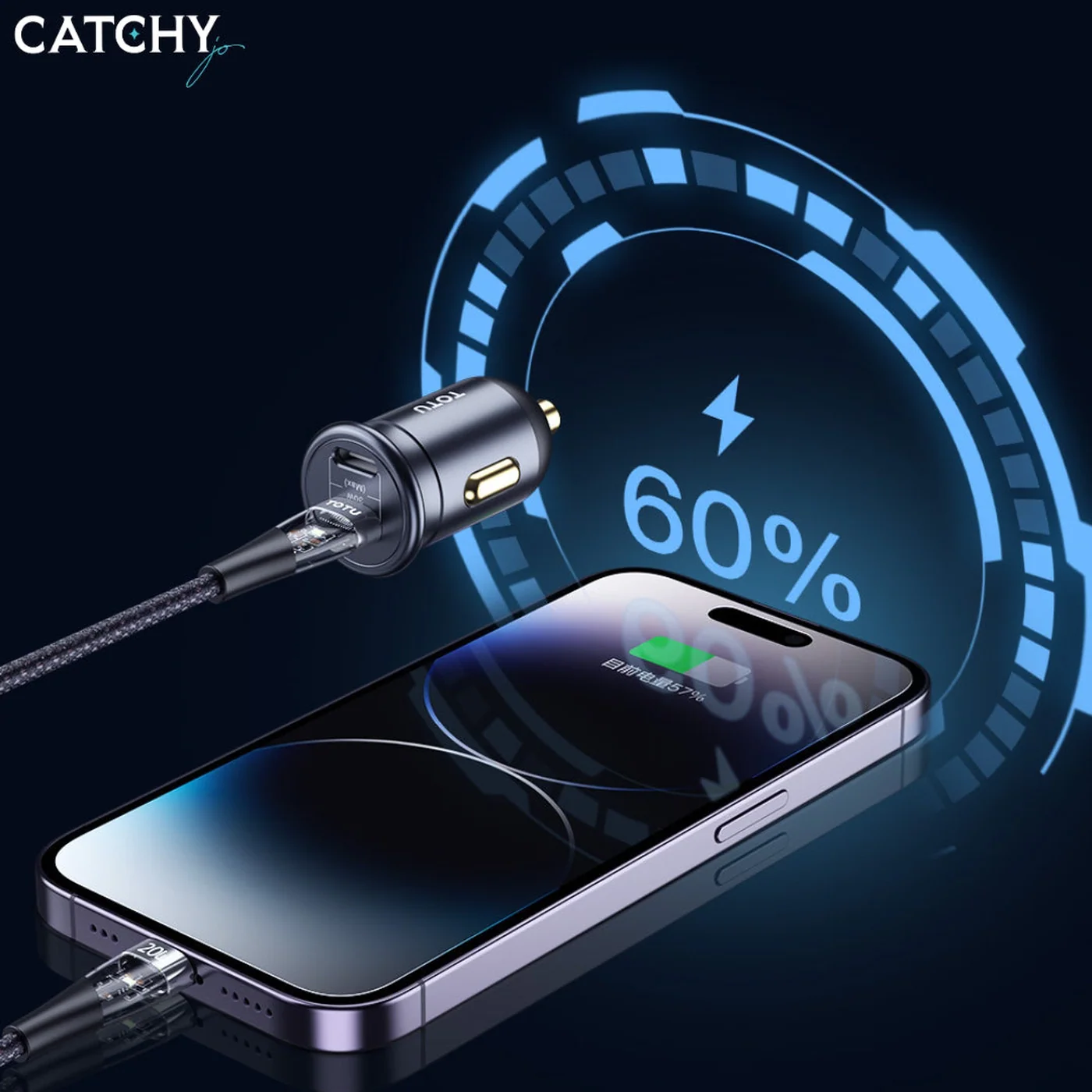 TOTU DCCPD-011 Journey Series Fast Car Charger - Image 3