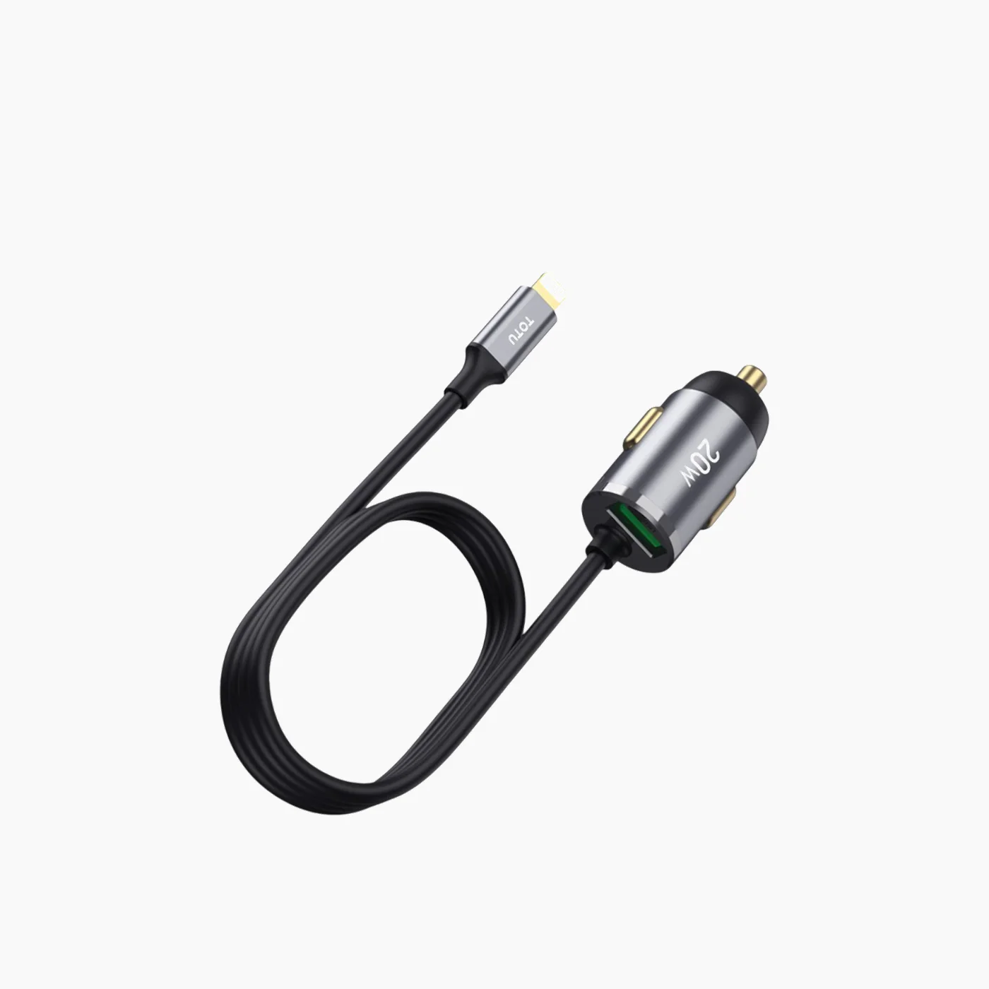 TOTU DCCPD-012 Series Fast Car Charger With Cable - Image 2