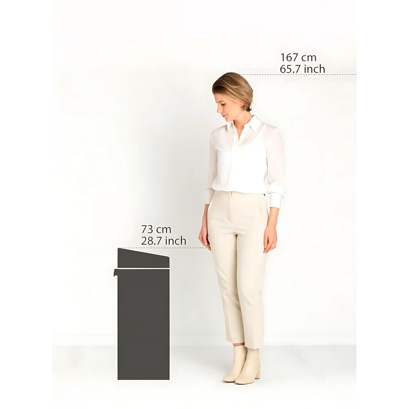 Brabantia Touch Bin Oval 40 Litre - Image 6