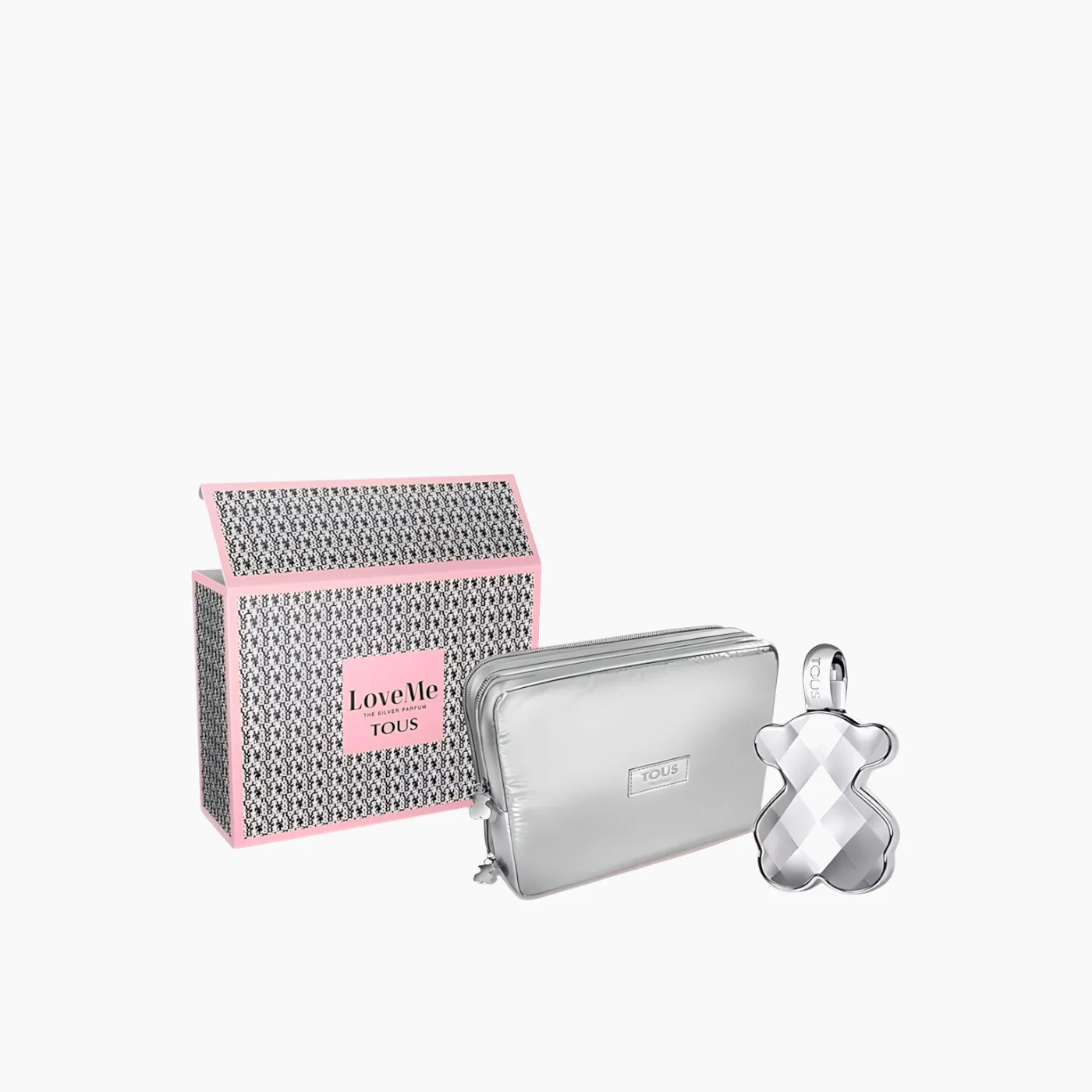 Tous Loveme The Silver Parfum 90Ml + Bag Gift Set For Women