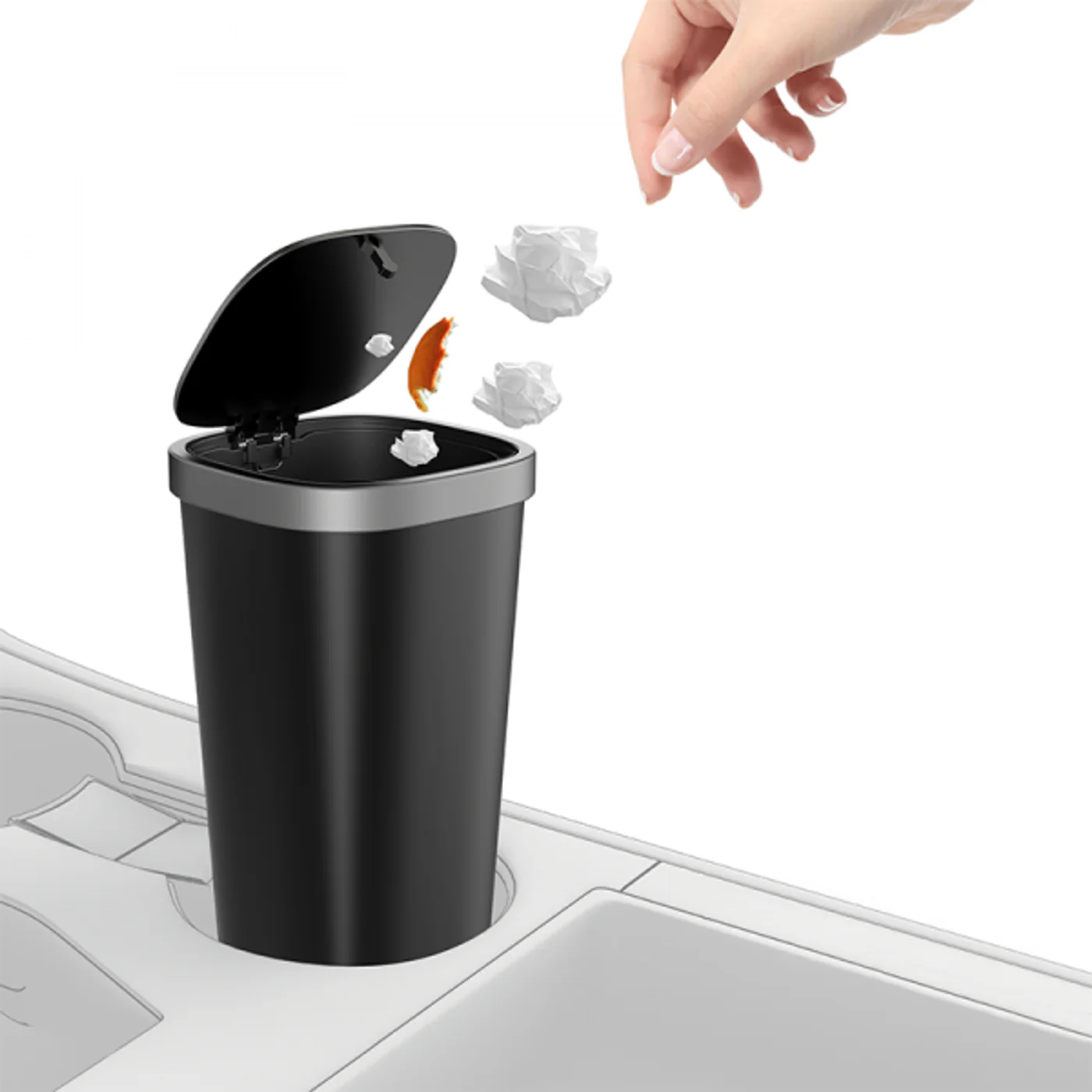 Wiwu CH020 Trash Can - Image 4