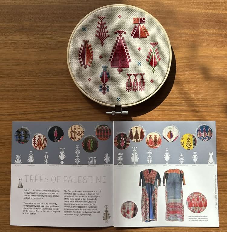 Folkglory Trees of Palestine Embroidery Kit - Image 4
