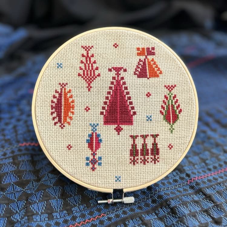 Folkglory Trees of Palestine Embroidery Kit - Image 5
