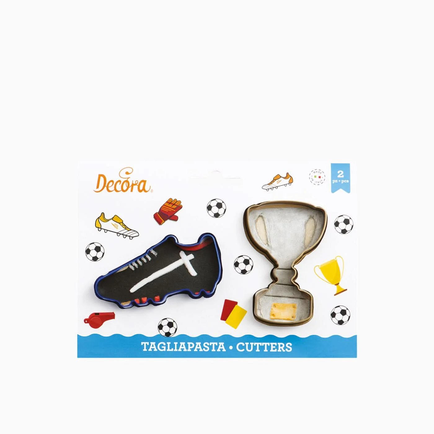Decora Trophy and Football Shoe Cookie Cutters