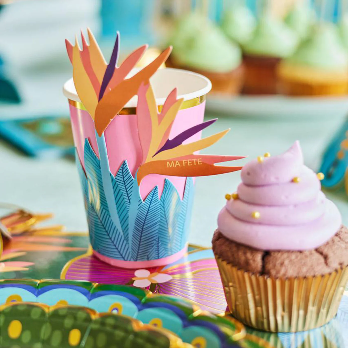 Ma Fete Tropical Cups - Set of 8 - Image 2