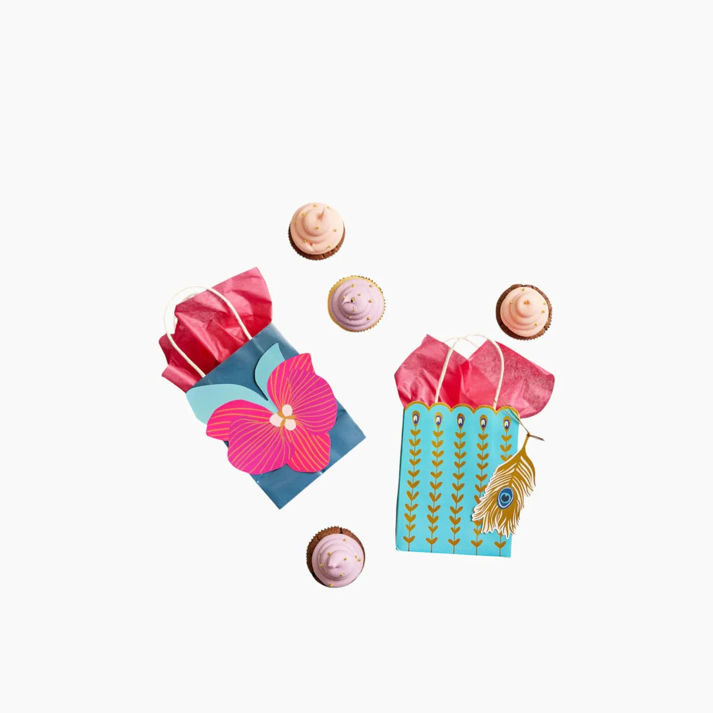 Ma Fete Tropical Orchid Gift Bags - Set of 4 - Image 2